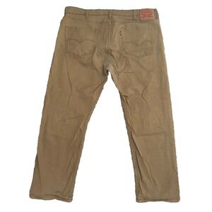 Levi's 505 Jeans Men's‎ 40 x 30 Tan Brown Pants Straight Leg Stretch